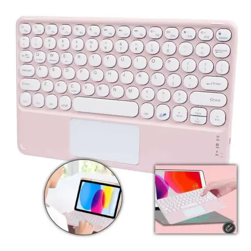 TECLADO CON MOUSE PARA TABLET